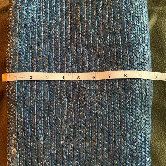 4 piece woven basket set. Large approx 15” x 9”.  Small approx 5” x 8 1/2” - Picture 10 of 10